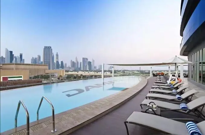 Apartment Vogue Damac Mall Street With Burj Khalifa View Dubai United Arab Emirates